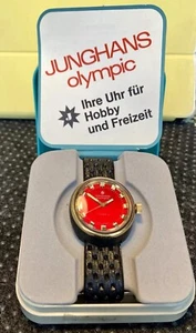 JUNGHANS Olympic NOS, Box, Papiere, 1971, 1972, 66/0250, Uhr, Schramberg, NEU - Bild 1 von 9