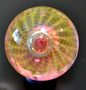 KOHÄSION GLASMARMOR/1,443 ZOLL-BUTTERNUT-SANDUHR-TRANSPARENTES DESIGN-SONNENBLUME - Bild 1 von 13