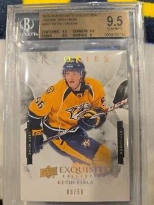 KEVIN FIALA 2015-16 EXQUISITE Collection ROOKIE Spectrum #/56 BGS 9.5 - Picture 1 of 2