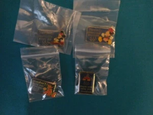 1988 Disneyland USA Olympic Team Salute - Lot of 4 Different Blue Disney Pins - Picture 1 of 7