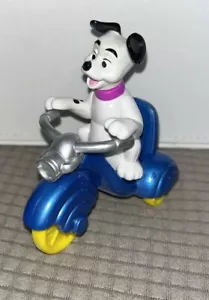 Vintage Disney 101 Dalmatians McDonald's Happy Meal Toy Dog On Blue Tricycle - Picture 1 of 6
