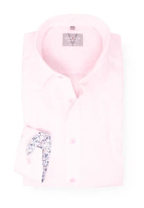 Marvelis Herren Businesshemd Langarm Non-Iron Comfort Fit,Einfarbig,New Kent - Picture 1 of 4