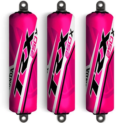 Magenta Shock Covers for Honda TRX250 R X  2023 "Limited Edition" (Set of 3) - Image 1 of 4