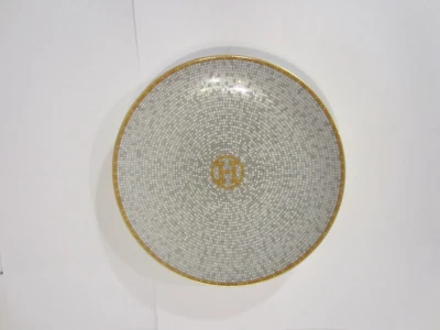 Plato de pan y mantequilla Hermes mosaico Au 24 mosaico de oro Francia sin precio base Foto 1 de 4