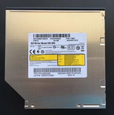 New SN506 Internal Slim 6X Blu-ray Burner Writer BD-RE DVD RW SATA Drive 100% - Image 1 of 4
