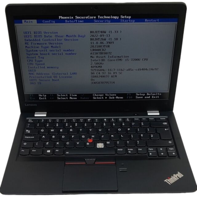 人気ブランドの 【美品】Thinkpad i5第7世代 ☘Core 新品爆速SSD256GB