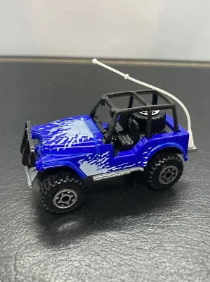 1984 Matchbox JEEP 4X4 With Long Antenna ~ Blue - Image 1 of 4