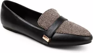 Trary Halbschuhe für Damen Penny spitz zulaufend flache Schuhe Büro Wandern Fahren Größe 10 - Bild 1 von 7
