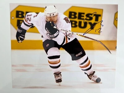 Sergei Samsonov Firmado 8x10 con Certificado de Autenticidad Edmonton Engrasadores Foto 1 de 2