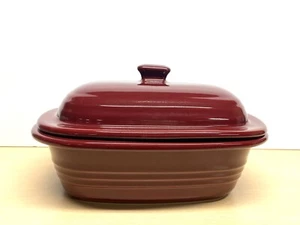 Pampered Chef Cranberry Dutch Oven 3.1QT 3L Stoneware Made In The USA - Picture 1 of 11