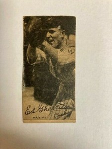 Ed Gharrity Washington Senators 1923 W572 Baseball Strip Card