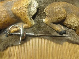 VINTAGE TOLEDO, .SPANISCHES HISTORISCHES SCHWERT REPLIKAT 9" CHROM BRIEFÖFFNER - Bild 1 von 11