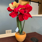 Artificial potted Christmas flower