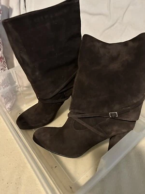 Enzo Angiolini Bota Doble Capa Cuero Tacón Foto 1 de 4