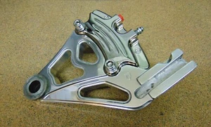 ARLEN NESS-PERFORMANCE MACHINE 4-PISTON REAR BRAKE CALIPER AND SUPPORT - Picture 1 of 10