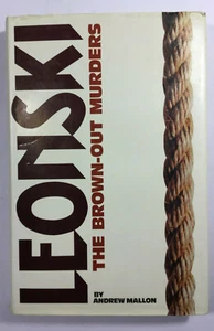 Leonski The Brown Out Murders by Andrew Mallon 1979 Hardcover Aust True Crime - Picture 1 of 9