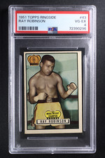 1951 Topps Ringside Boxing #43 Sugar Ray Robinson Card PSA 4 VG-EX Very Good-EX