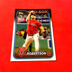 Nick Robertson .. ROOKIE .. Boston Red Sox .. 2024 Topps Card 13 - Picture 1 of 2
