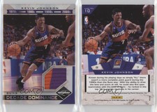 2011-12 Panini Limited Decade Dominance Materials Prime /25 Kevin Johnson #10