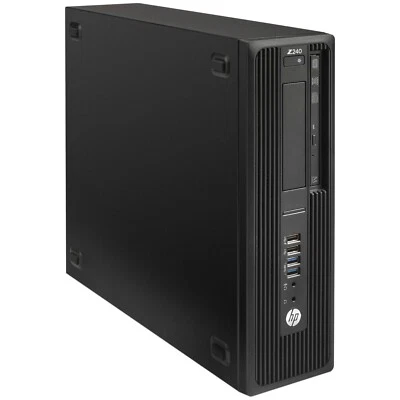 HP Workstation Z240, Intel Xeon Quad-core, 16 GB DDR4 SDRAM, 512 GB SSD - Image 1 of 4
