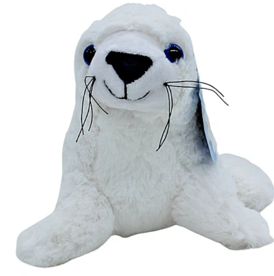 Plüsch Robbe 25 cm stehend Plüschtier Stofftier Kuscheltier Neu mit Etikett - Bild 1 von 4