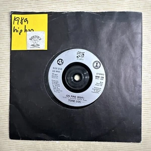Tone Loc - On Fire / Funky Cold Medina 7” Vinyl Record Single VG+ - Picture 1 of 4