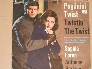 JACQUES METEHEN -Paganini Twist- 7" 45 OST Sophia Loren + Anthony Perkins - Picture 1 of 1