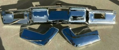 PARAGOLPES DELANTERO LINCOLN CONTINENTAL NUEVO TRIPLE PLATEADO CROMADO 1966-1967 66-67 OEM Foto 1 de 4