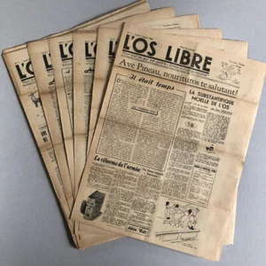 Pierre Dac — L'Os libre — 17 numéros de 1 à 22 — 1945-1946. - Picture 1 of 3
