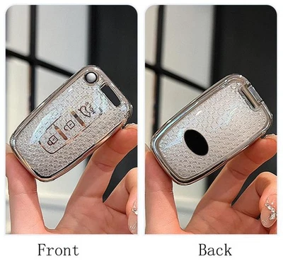2pcs car key fob cover case for Hyundai Sonata ix35 Elantra 3 buttons key shell - Image 1 of 4