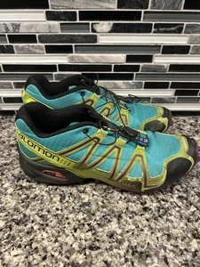 Herren Salomon Speedcross 3 Trail Laufschuhe neongrün Contragrip Größe 8 - Bild 1 von 7