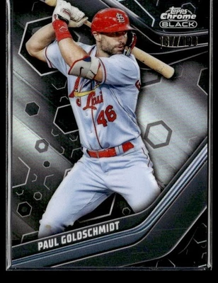 L56,021 - 2023 Topps Chrome Black Refractors #4 Paul Goldschmidt /199 - Image 1 of 2