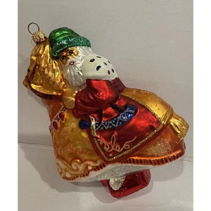 Christopher Radko PAGEANTRY Weihnachtsschmuck Weihnachtsmann auf Pferd 1997 - Bild 1 von 5