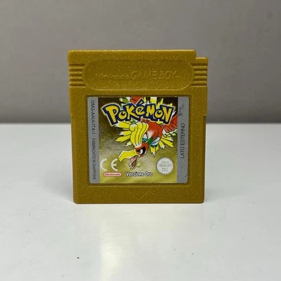 POKEMON ORO - 100% ORIGINALE - ITALIANO - BATTERIA NUOVA - NINTENDO GAME BOY GB - Immagine 1 di 4