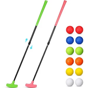 2 Pack Golf Putters for Men and Women with 12 Balls Two Way Mini Adjustable G... - Picture 1 of 6