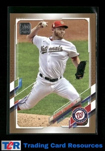 2021 Topps #400 Stephen Strasburg Gold #/2021 - Picture 1 of 2
