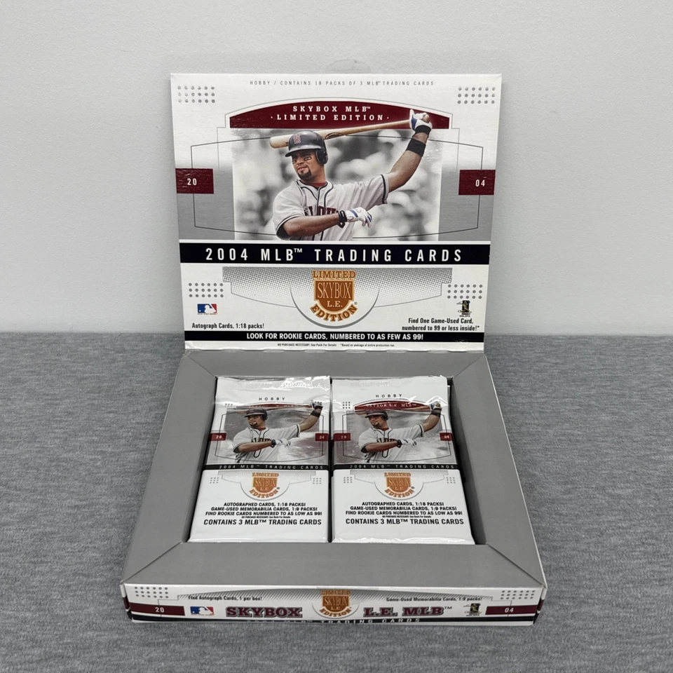 2004 Fleer Skybox Limited Edition Baseball Hobby Box