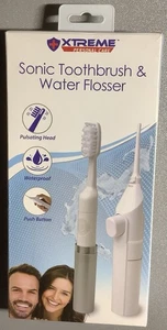 Xtreme Sonic Toothbrush & Push Bottom Water Flosser “NEW” - Picture 1 of 4