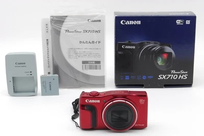 【MINT BOXED】Canon PowerShot SX710 HS RED 20.3MP Compact Digital Camera - Image 1 of 4