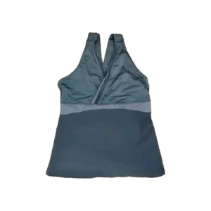 Lululemon Athletica Y2K Black V-neck Racerback Yoga Workout Tank 8 - Picture 1 of 3