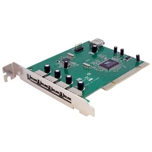 Scheda Usb Startech Scheda Pci Con 7 Porte Usb 2.0 Ad Alta Velocità Pciusb7 - Foto 1 di 5