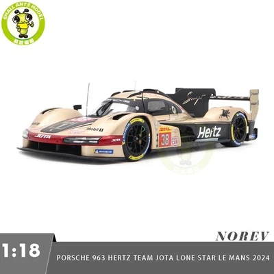 1/18 Norev 187161 Porsche 963 Hertz Team Le Mans 2024 #38 Diecast Model Car - Image 1 of 4