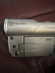 Canon DM-MV200 Camcorder Mini DV Digital Tape Video Camera MV200E UNTESTED - Picture 1 of 16