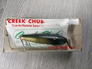 Vintage Creek Chub Baby Minnow #9301P Barsch Angelköder - Bild 1 von 6
