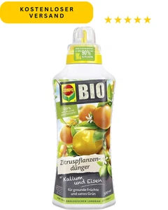 Zitrusdünger flüssig 500ml COMPO BIO für Zitronen Orangen Pflanzen Dünger - Bild 1 von 9