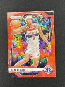 2024-25 Prizm Basketball Bilal Coulibaly Red Cracked Ice #36 Washington Wizards - Picture 1 of 2
