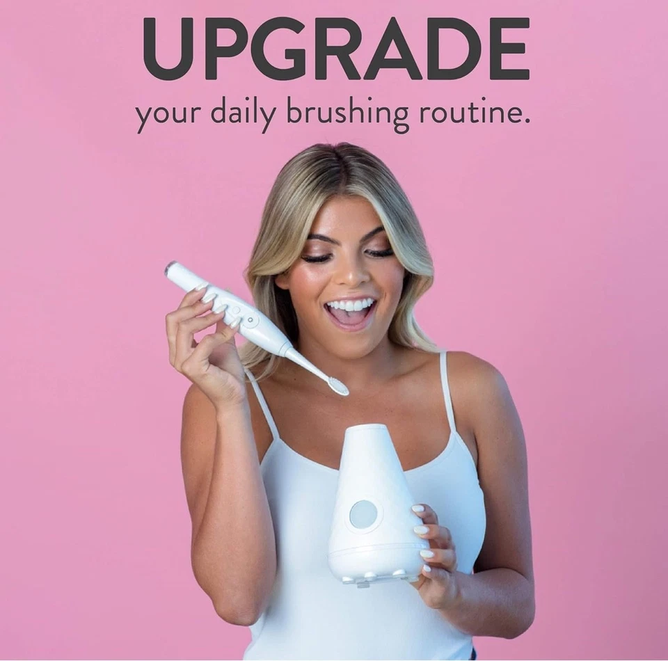 Tao Clean Sonic Toothbrush and Cleaning Station White - 2 Heads