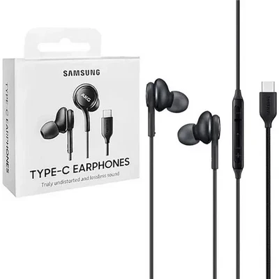 Samsung -  AKG EO-IC100BBE Headset InEar Kopfhörer, USB-C schwarz Galaxy - Bild 1 von 4
