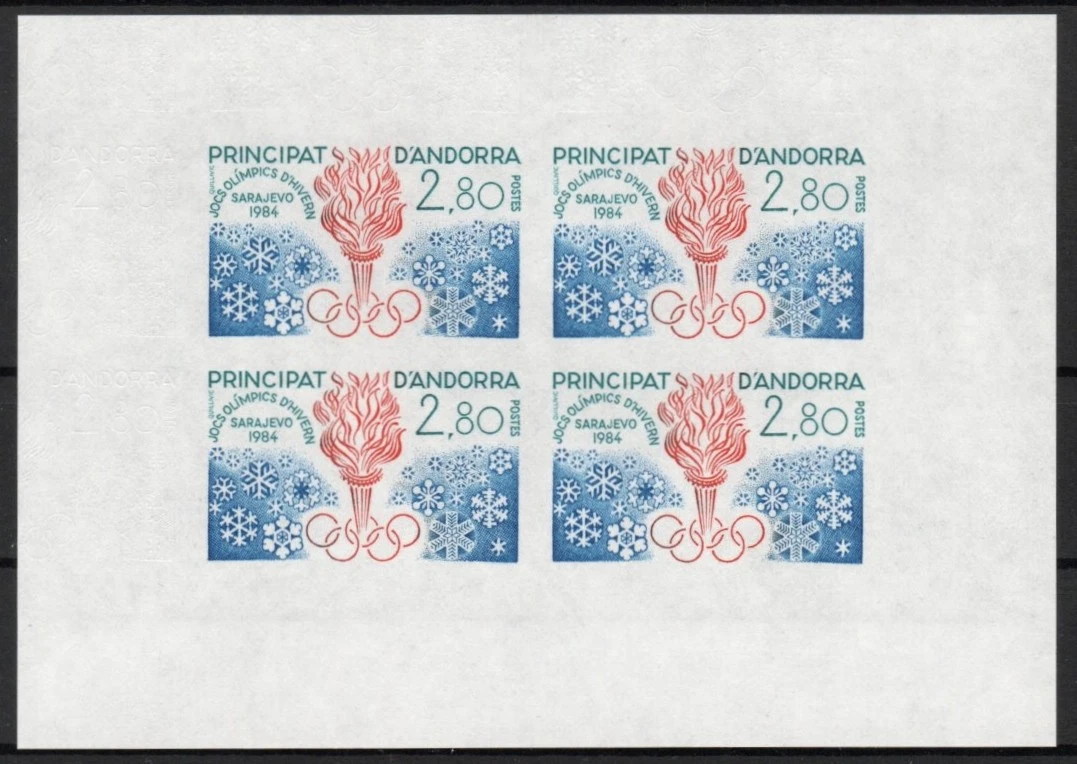 Prophila Collection Andorra - Spanische Post Briefmarken #284 Komplett 2001 Weihnachten – Postfrisch MNH