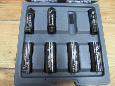 Ingersoll Rand Impact Sockets, 3/8in. Drive, Deep,7-Pc. SAE Set GOOD CONDITION - Image 1 of 4